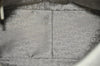 Authentic Christian Dior Cannage Leather Hand Boston Bag Purse White CD 4782K