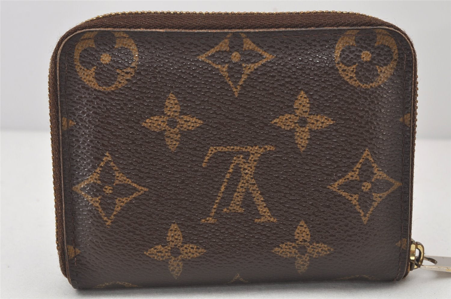 Authentic Louis Vuitton Monogram Zippy Coin Purse Case M60067 LV 4783K