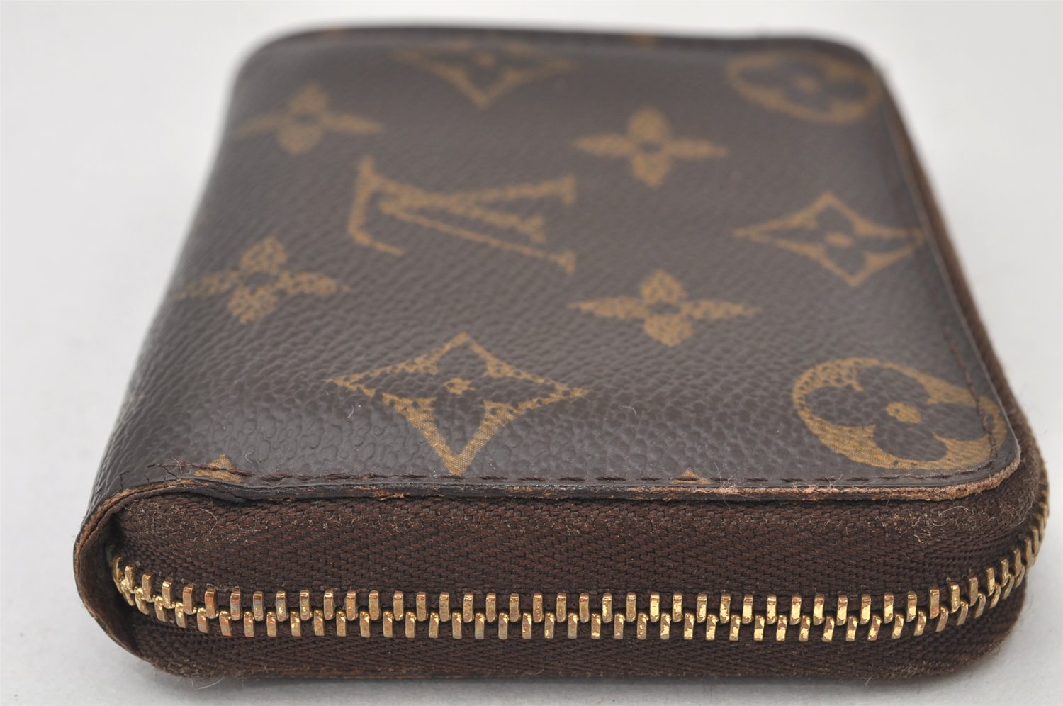 Authentic Louis Vuitton Monogram Zippy Coin Purse Case M60067 LV 4783K