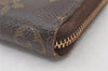 Authentic Louis Vuitton Monogram Zippy Coin Purse Case M60067 LV 4783K