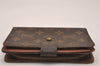 Authentic Louis Vuitton Monogram Porte Papier Zip Bifold Wallet M61207 LV 4784J