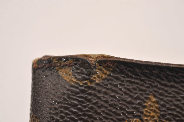 Authentic Louis Vuitton Monogram Porte Papier Zip Bifold Wallet M61207 LV 4784J