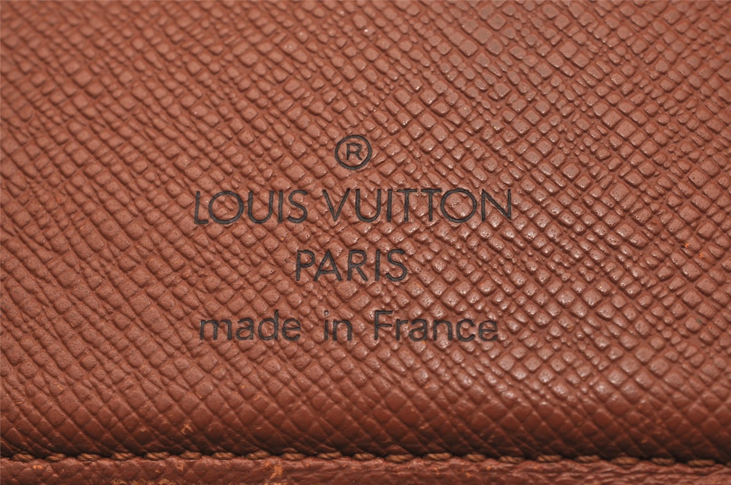 Authentic Louis Vuitton Monogram Porte Papier Zip Bifold Wallet M61207 LV 4784J