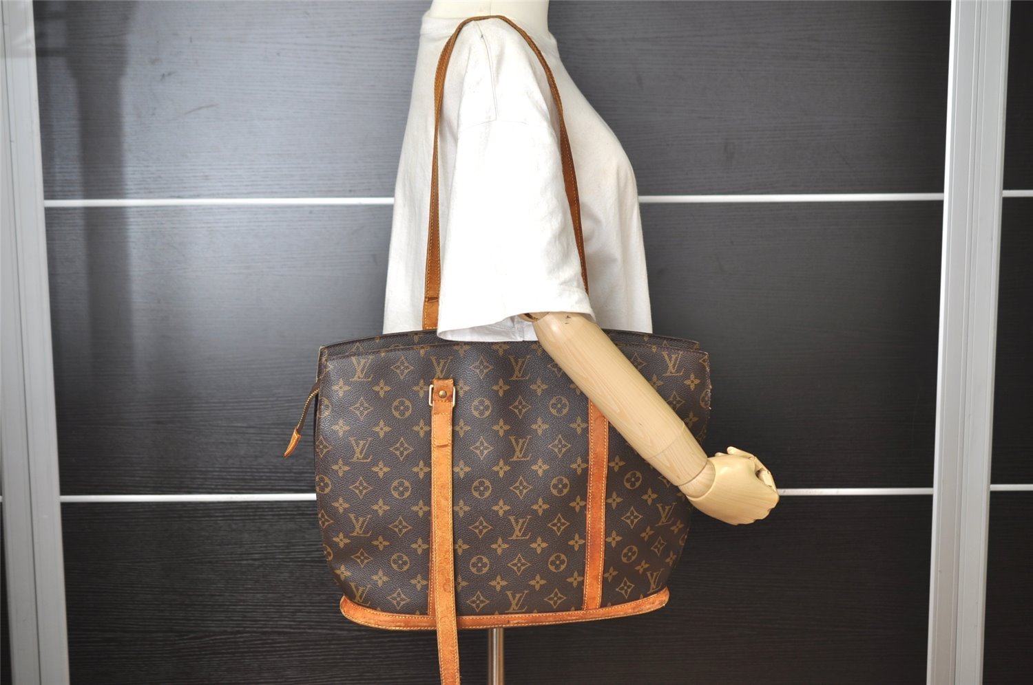 Authentic Louis Vuitton Monogram Babylone Shoulder Tote Bag M51102 LV Junk 4785I