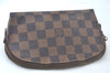 Authentic Louis Vuitton Damier Pochette Cosmetic PM Pouch N47516 LV Junk 4785J