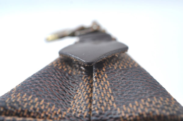 Authentic Louis Vuitton Damier Pochette Cosmetic PM Pouch N47516 LV Junk 4785J