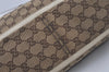 Authentic GUCCI Abbey Shoulder Hand Bag GG Canvas Leather 170004 Brown 4787I