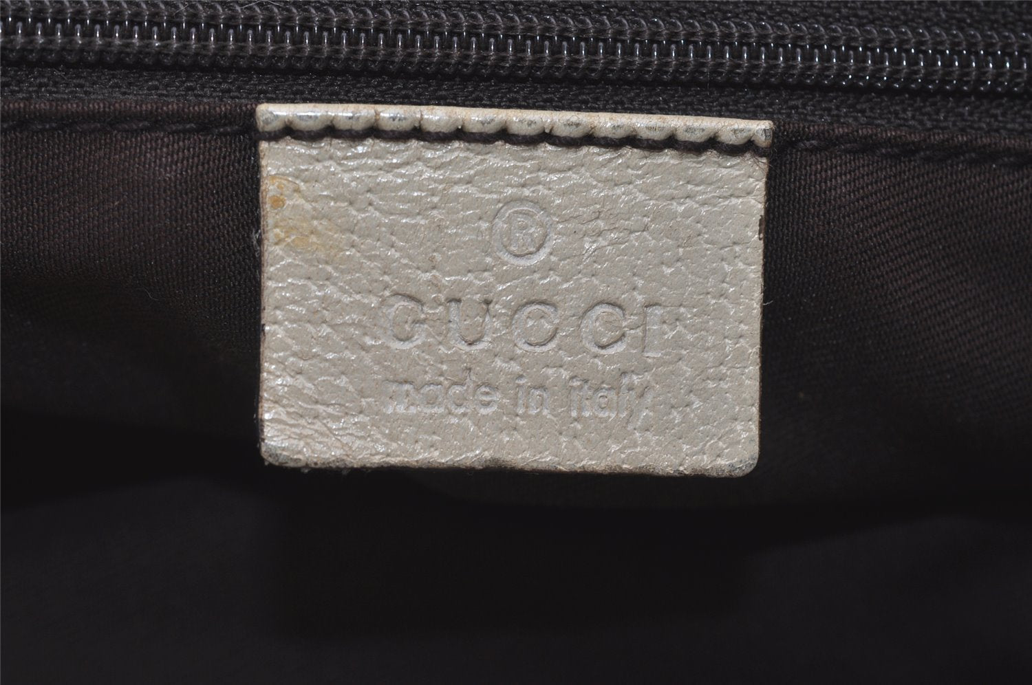 Authentic GUCCI Abbey Shoulder Hand Bag GG Canvas Leather 170004 Brown 4787I