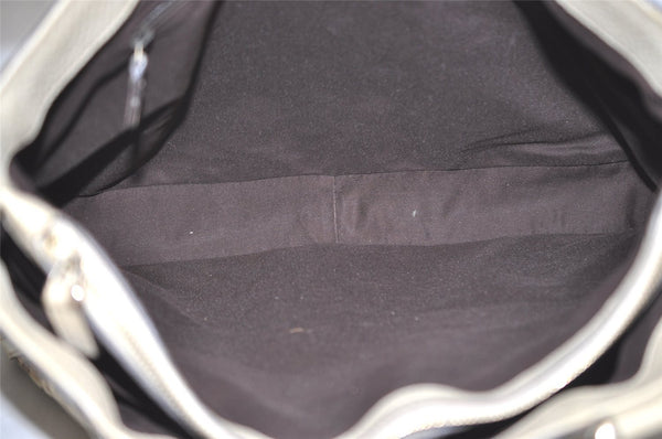 Authentic GUCCI Abbey Shoulder Hand Bag GG Canvas Leather 170004 Brown 4787I