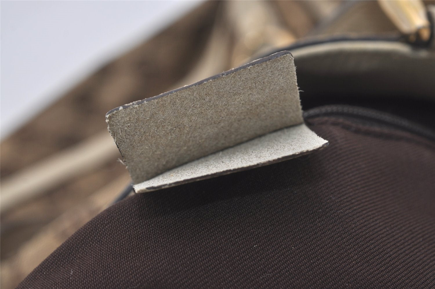 Authentic GUCCI Abbey Shoulder Hand Bag GG Canvas Leather 170004 Brown 4787I