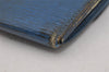 Auth Louis Vuitton Epi Pochette Porte Monnaie Credit Wallet Blue M63575 LV 4787J