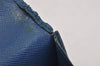 Auth Louis Vuitton Epi Pochette Porte Monnaie Credit Wallet Blue M63575 LV 4787J