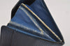 Auth Louis Vuitton Epi Pochette Porte Monnaie Credit Wallet Blue M63575 LV 4787J