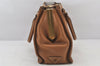 Authentic PRADA CITY CALF Leather Nappa Shoulder Hand Bag BN2136 Brown 4787K