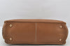 Authentic PRADA CITY CALF Leather Nappa Shoulder Hand Bag BN2136 Brown 4787K