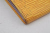 Authentic Louis Vuitton Epi Pochette Porte Monnaie Credit Wallet Yellow 4788J