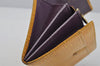 Authentic Louis Vuitton Epi Pochette Porte Monnaie Credit Wallet Yellow 4788J