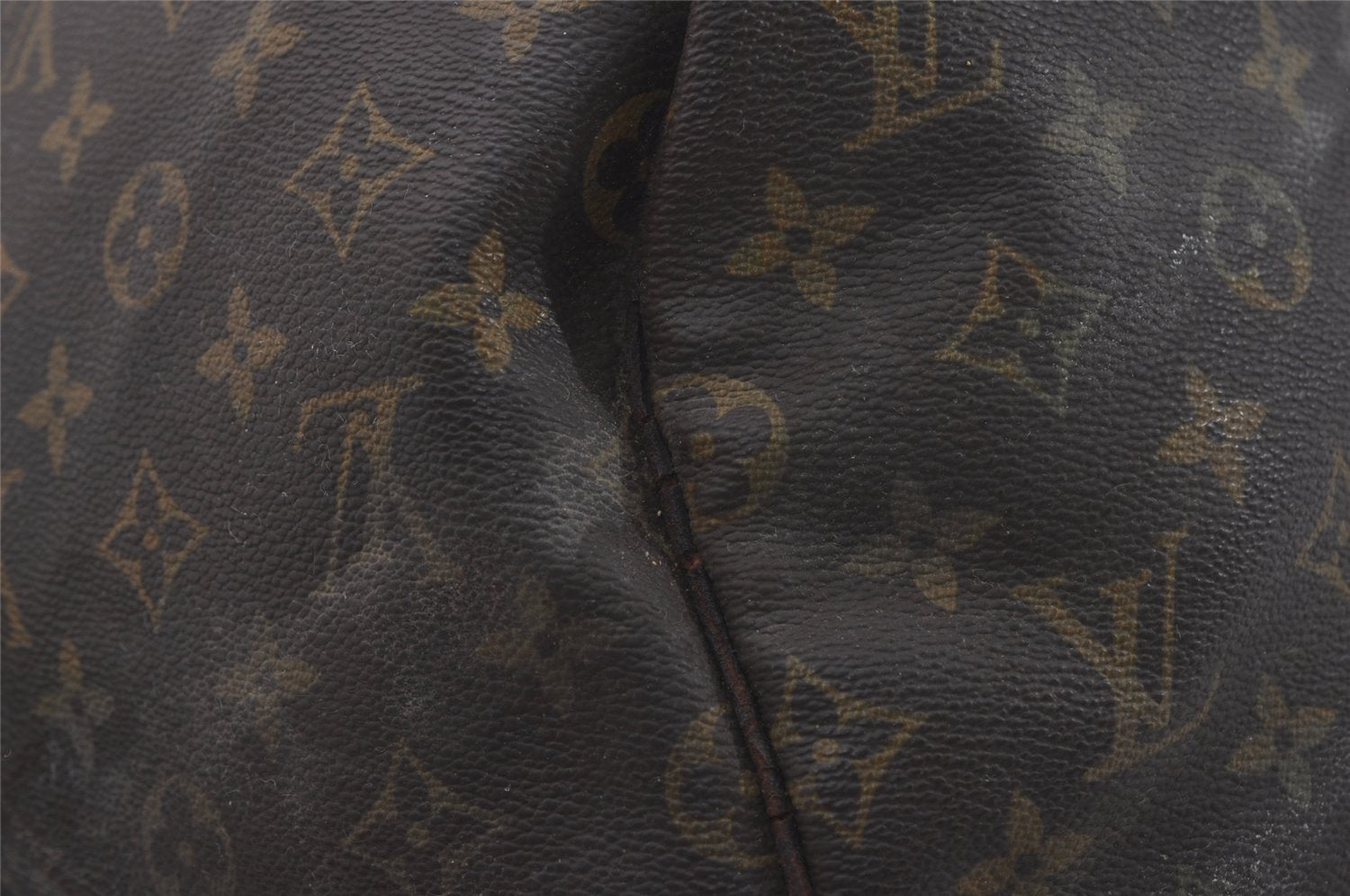 Authentic Louis Vuitton Monogram Keepall 55 Travel Boston Bag M41424 LV 4789I