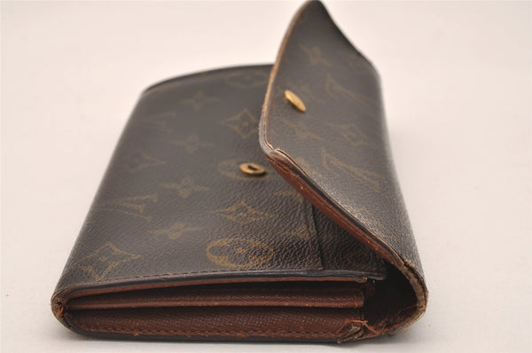 Auth Louis Vuitton Monogram Pochette Porte Monnaie Credit Wallet M61726 LV 4789J