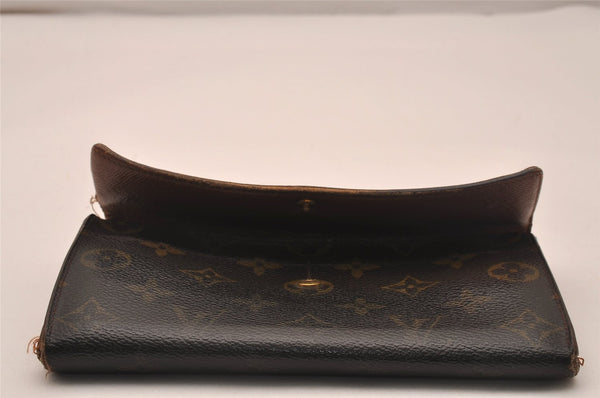 Auth Louis Vuitton Monogram Pochette Porte Monnaie Credit Wallet M61726 LV 4789J