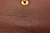 Auth Louis Vuitton Monogram Pochette Porte Monnaie Credit Wallet M61726 LV 4789J