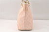 Authentic GUCCI Eclipse Shoulder Tote Bag GG Canvas Leather 139552 Pink 4789K