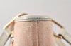 Authentic GUCCI Eclipse Shoulder Tote Bag GG Canvas Leather 139552 Pink 4789K