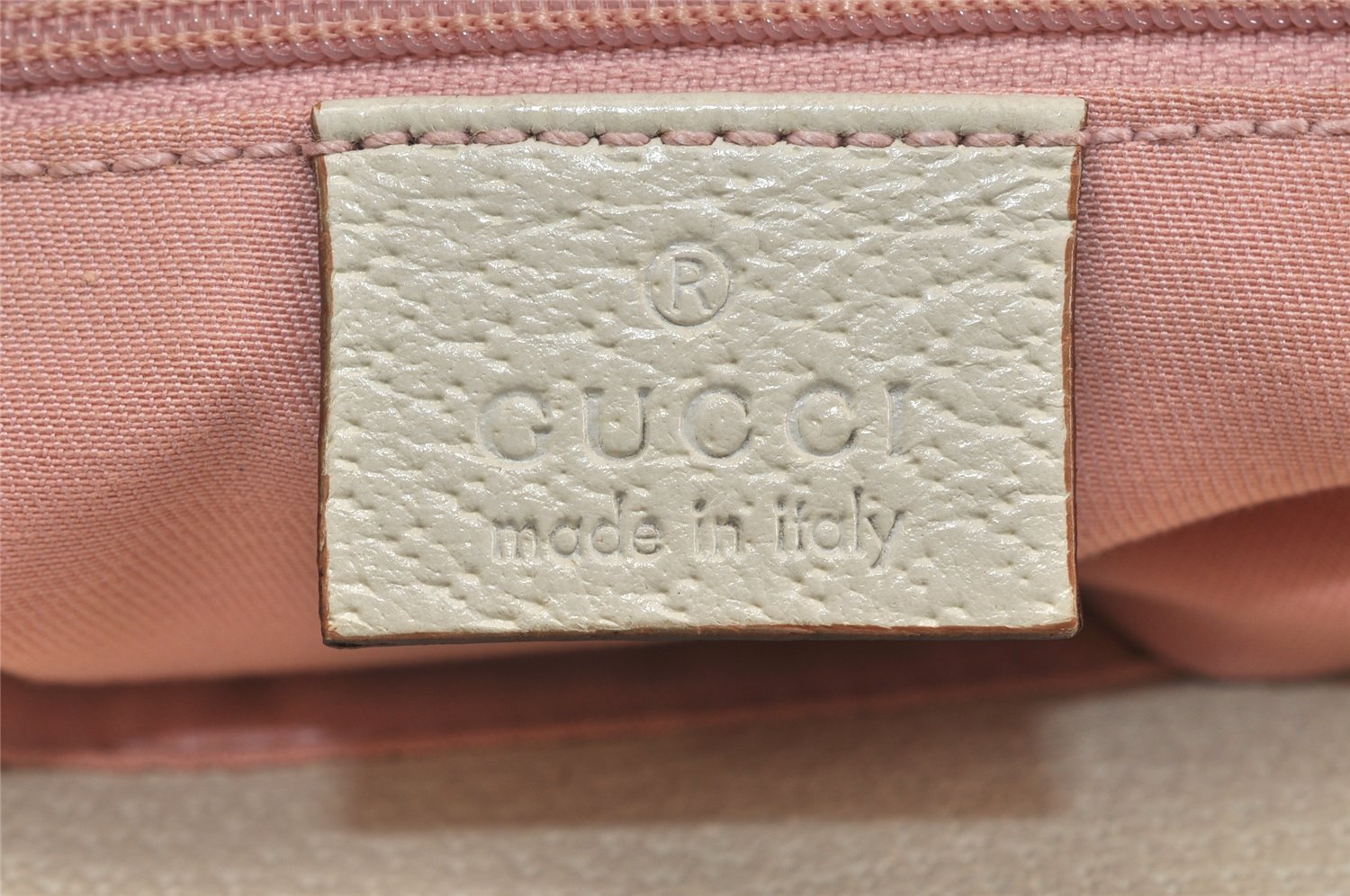 Authentic GUCCI Eclipse Shoulder Tote Bag GG Canvas Leather 139552 Pink 4789K