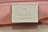 Authentic GUCCI Eclipse Shoulder Tote Bag GG Canvas Leather 139552 Pink 4789K