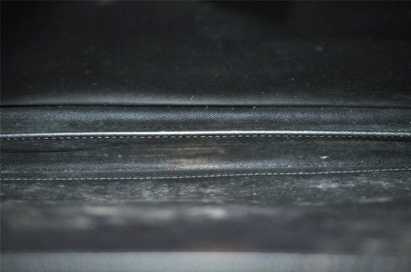 Authentic Louis Vuitton Epi Serviette Ambassadeur Briefcase M54412 Black 4790I