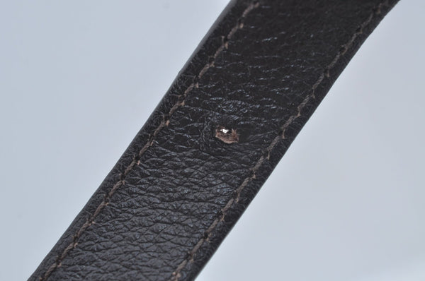 Authentic GUCCI Guccissima GG Leather Shoulder Bag Purse 201538 Brown 4790K