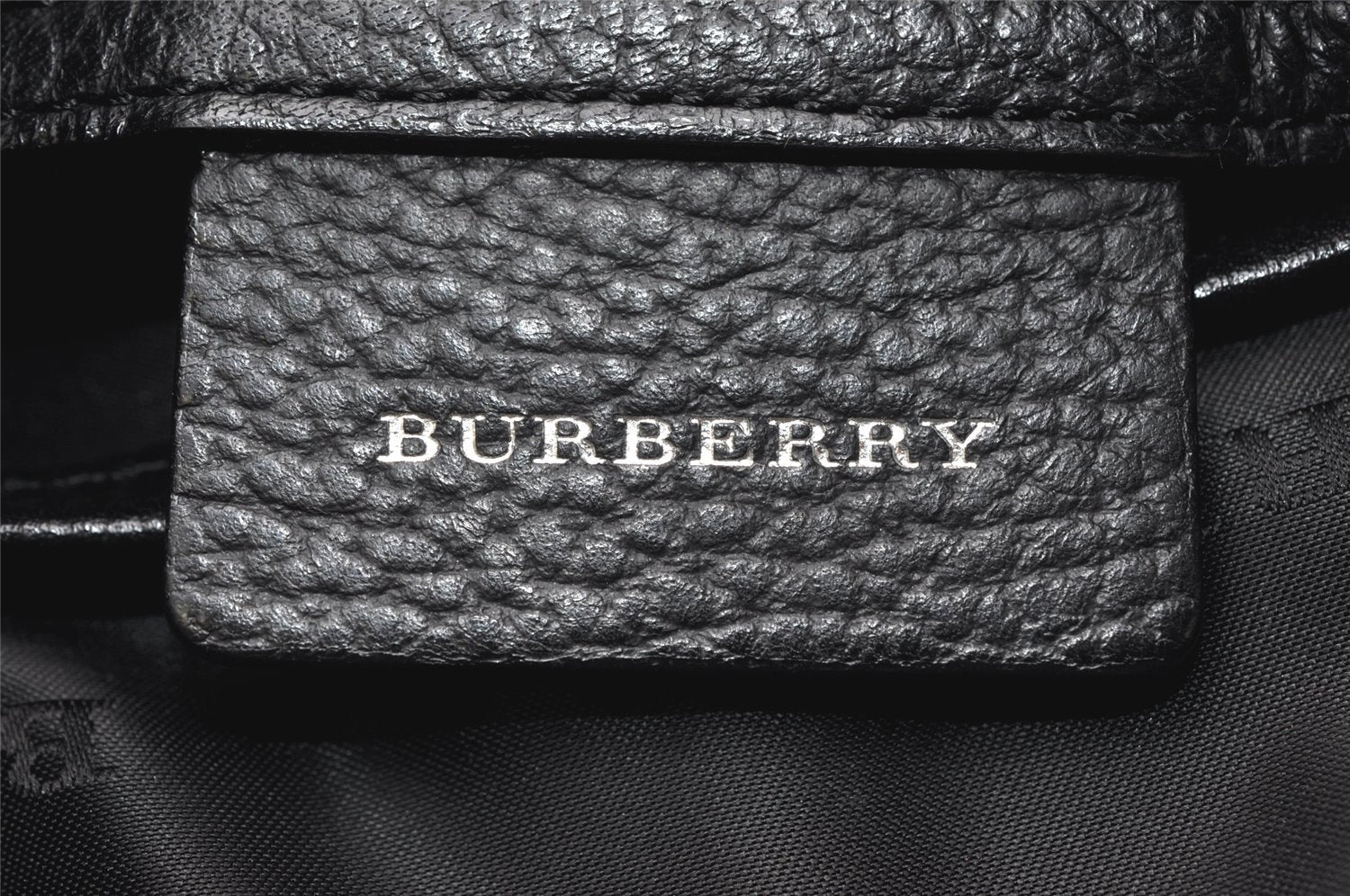 Authentic BURBERRY Nova Check Shoulder Cross Bag Nylon Leather Black Beige 4791K