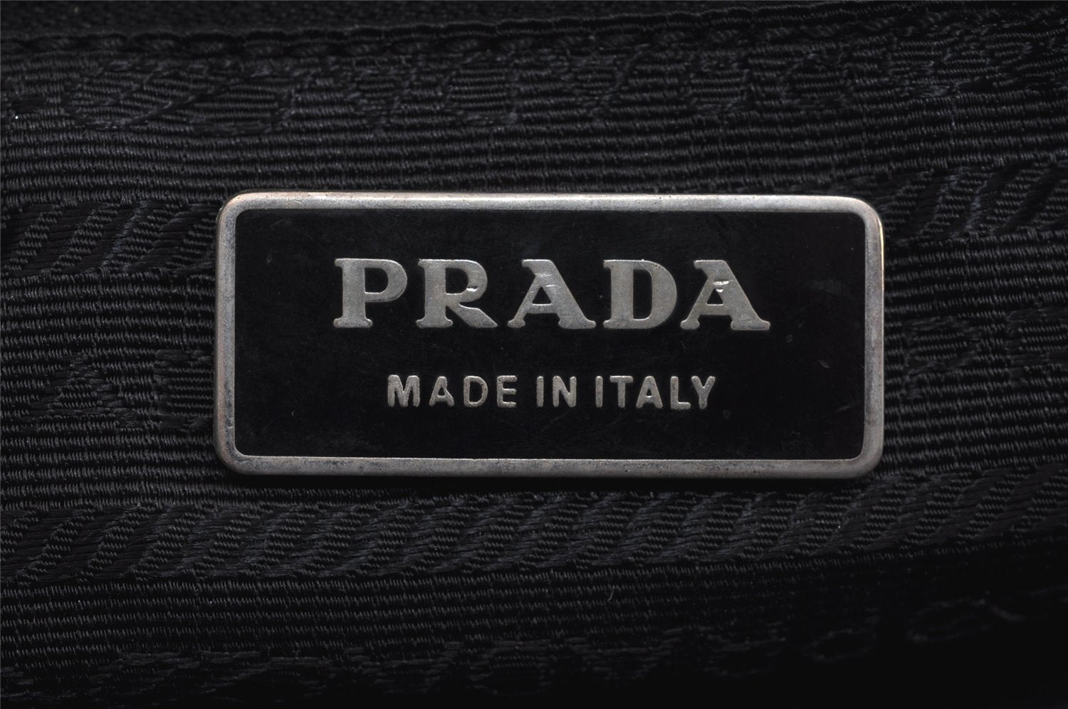 Authentic PRADA Nylon Tessuto Leather 2Way Shoulder Cross Hand Bag Black 4792J