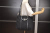 Authentic PRADA Nylon Tessuto Leather 2Way Shoulder Cross Hand Bag Black 4792J