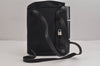 Authentic HERMES Her Bag Ado 2 In 1 2Way Backpack Canvas Leather Black 4793J