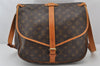 Authentic Louis Vuitton Monogram Saumur 35 Shoulder Cross Bag M42254 LV 4793K