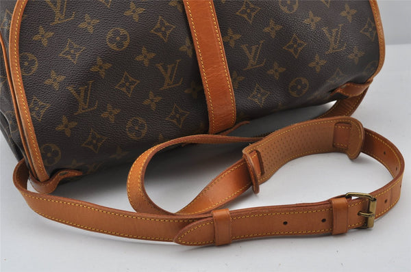 Authentic Louis Vuitton Monogram Saumur 35 Shoulder Cross Bag M42254 LV 4793K