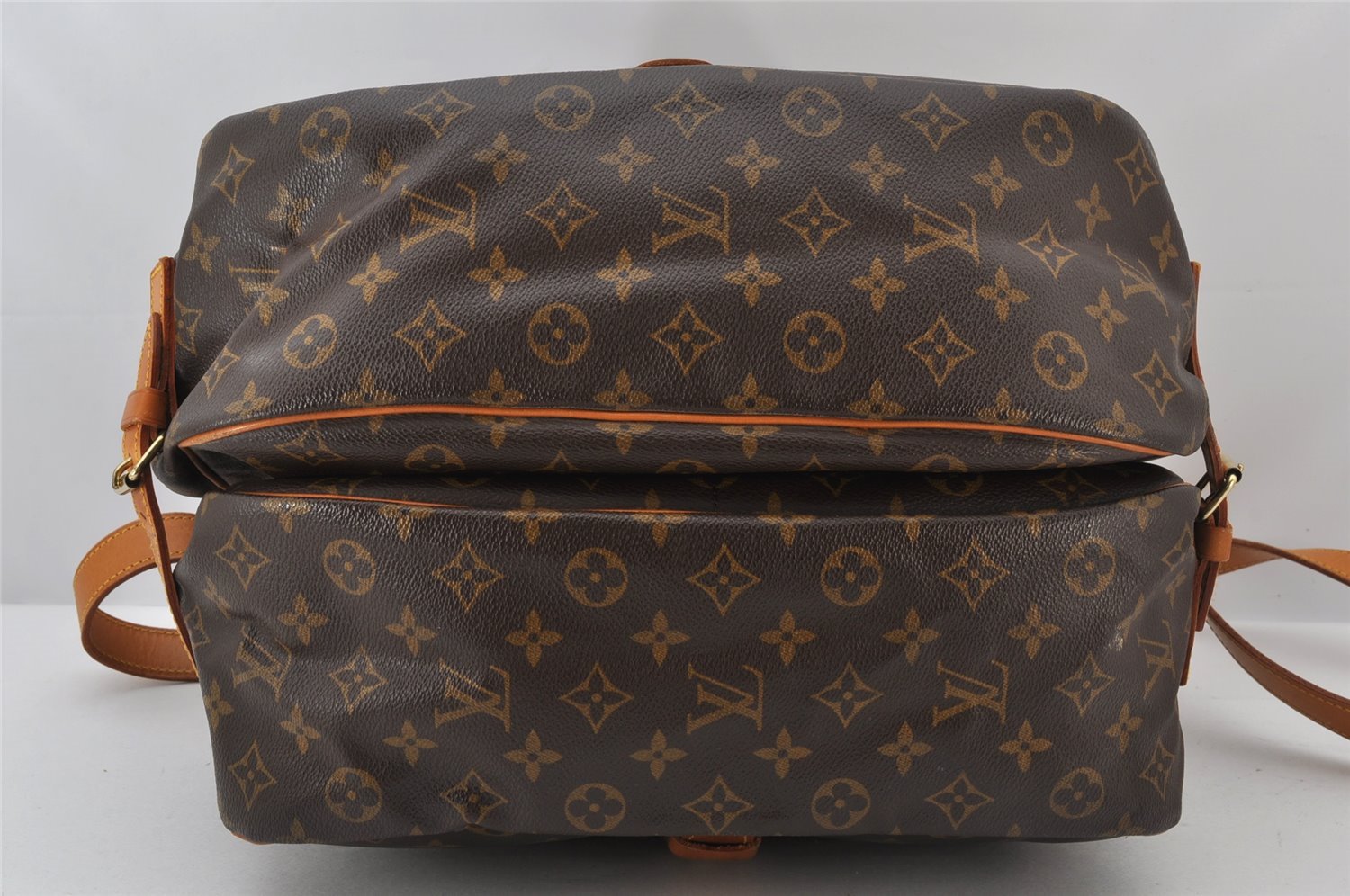Authentic Louis Vuitton Monogram Saumur 35 Shoulder Cross Bag M42254 LV 4793K