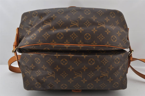 Authentic Louis Vuitton Monogram Saumur 35 Shoulder Cross Bag M42254 LV 4793K
