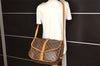 Authentic Louis Vuitton Monogram Saumur 35 Shoulder Cross Bag M42254 LV 4793K