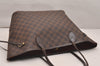 Authentic Louis Vuitton Damier Neverfull MM Shoulder Tote Bag N51105 LV 4794J