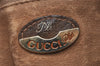 Authentic GUCCI GG Plus Shoulder Cross Body Bag GG PVC Leather Brown Junk 4795I