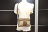Authentic GUCCI GG Plus Shoulder Cross Body Bag GG PVC Leather Brown Junk 4795I