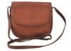 Authentic Burberrys Vintage Leather Shoulder Cross Body Bag Purse Brown 4795K