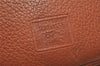 Authentic Burberrys Vintage Leather Shoulder Cross Body Bag Purse Brown 4795K