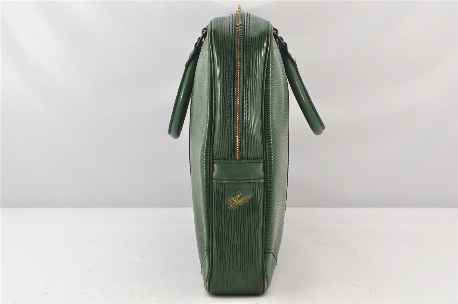 Authentic Louis Vuitton Epi Porte Documents Voyage Briefcase M54474 Green  4797K