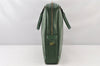 Authentic Louis Vuitton Epi Porte Documents Voyage Briefcase M54474 Green  4797K