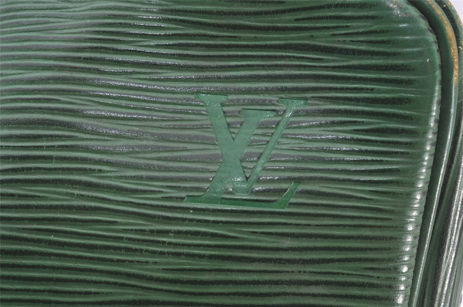 Authentic Louis Vuitton Epi Porte Documents Voyage Briefcase M54474 Green  4797K