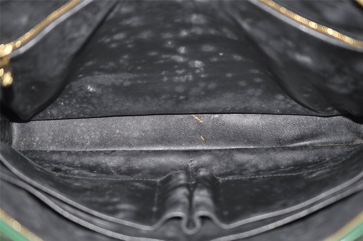 Authentic Louis Vuitton Epi Porte Documents Voyage Briefcase M54474 Green  4797K