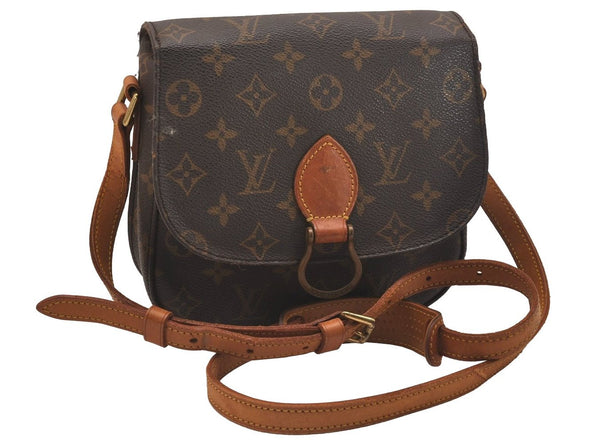 Authentic Louis Vuitton Monogram Saint Cloud MM M51243 Shoulder Cross Bag 4798J